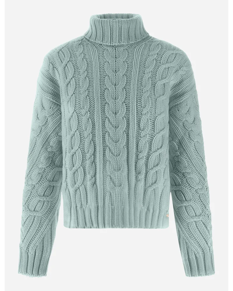 Herno Pulli Resort Aus Infinity Braid Aquamarin