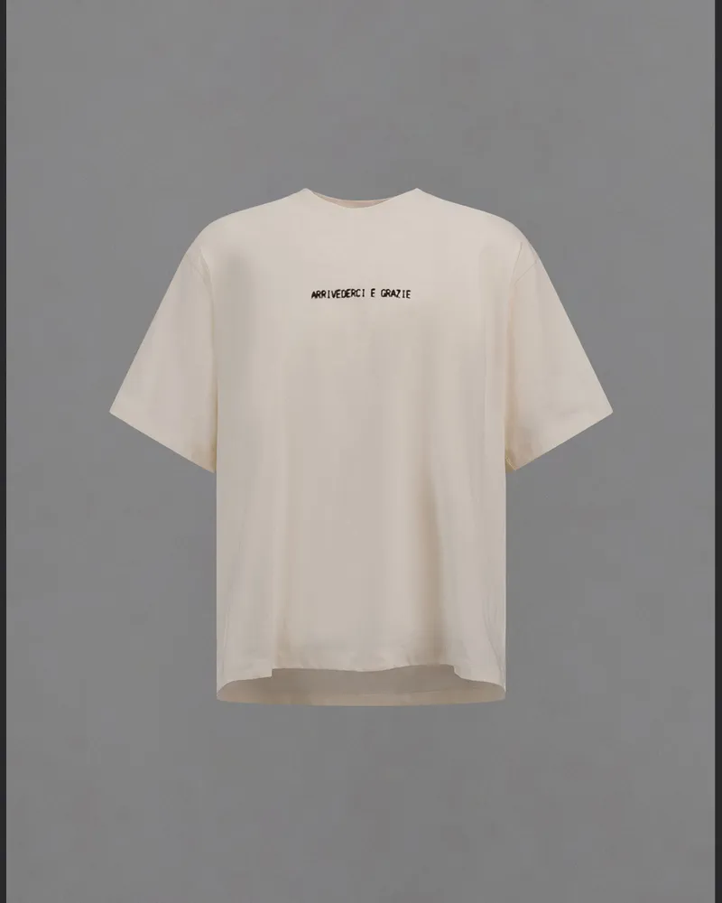 Herno T-shirt Laminar Aus Compact Jersey -   Weiß Weiß