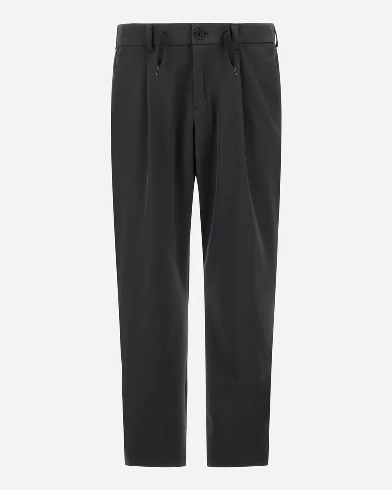 Herno Hose Aus Easy Suit Stretch Hellgrau