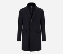 Mantel Aus Reinem Kaschmir Und Nylon Ultralight - Mann Mäntel & Trenchcoats Dunkelblau
