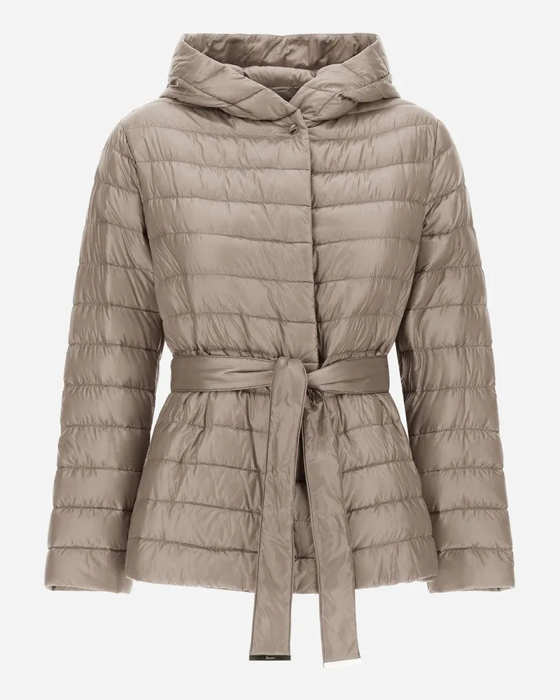 Herno Jacke Aus Nylon Ultralight Taubengrau