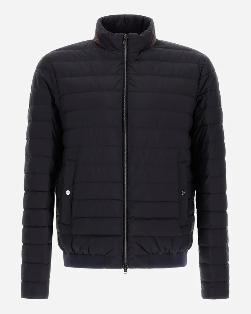 Herno Bomberjacke Aus Ecoage Marineblau