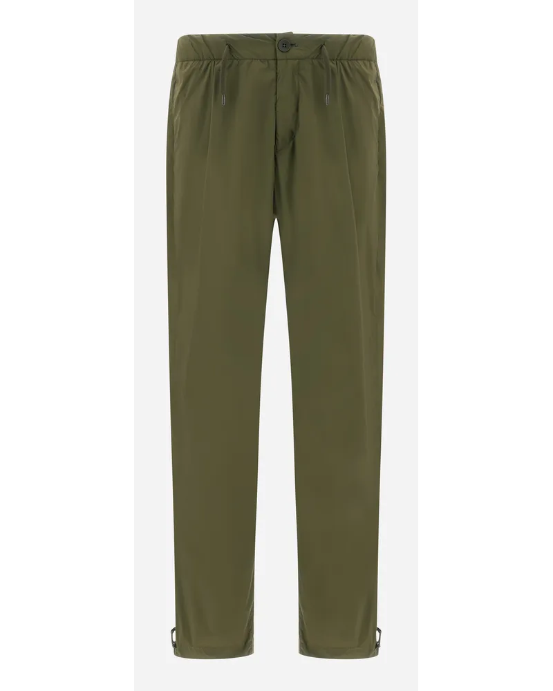 Herno Hose Aus Light Nylon Stretch Military