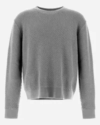 Herno Pulli Resort Aus Endless Operated Wool Hellgrau