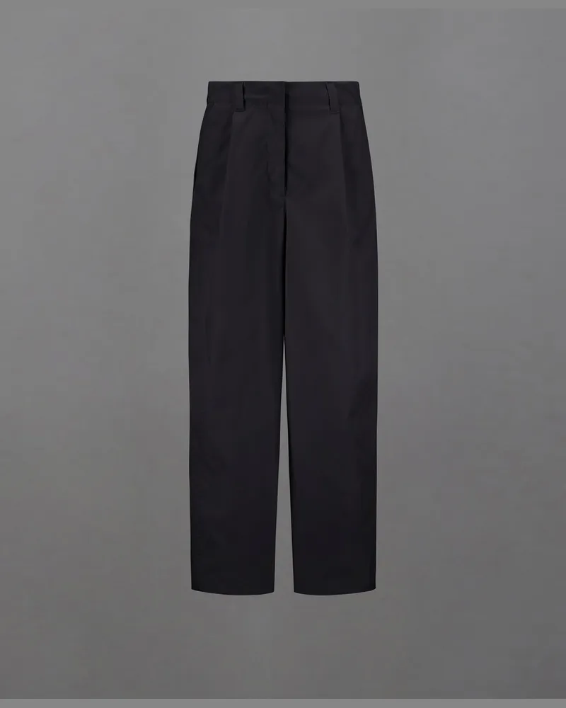 Herno Hose Laminar Aus Organic-tech Feel Schwarz