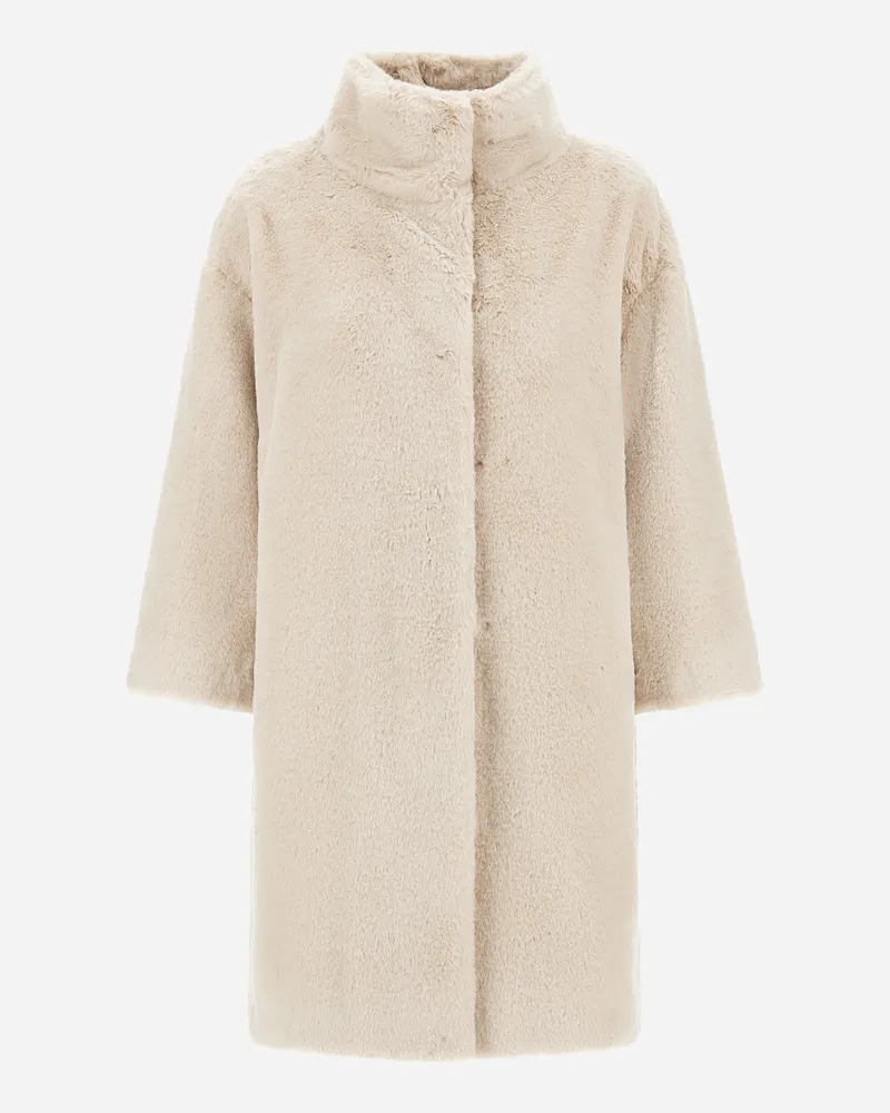 Herno Mantel Aus Soft Alternative Fur - Frau Mäntel & Trenchcoats Chantilly Chantilly