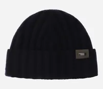 Mütze Aus Kaschmir Und Alcantara