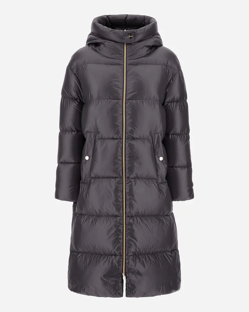 Herno Parka In Nylon Ultralight - Frau Capes Eisen Eisen