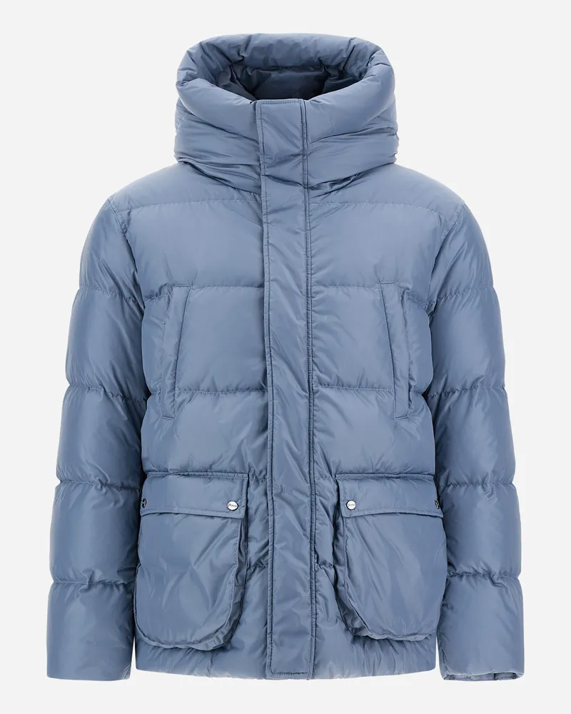 Herno Bomberjacke Aus Nylon Chamonix - Mann Parka & Jacken Hellblau Hellblau