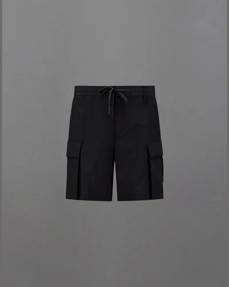 Herno Shorts Laminar Aus Tech-crincle Schwarz