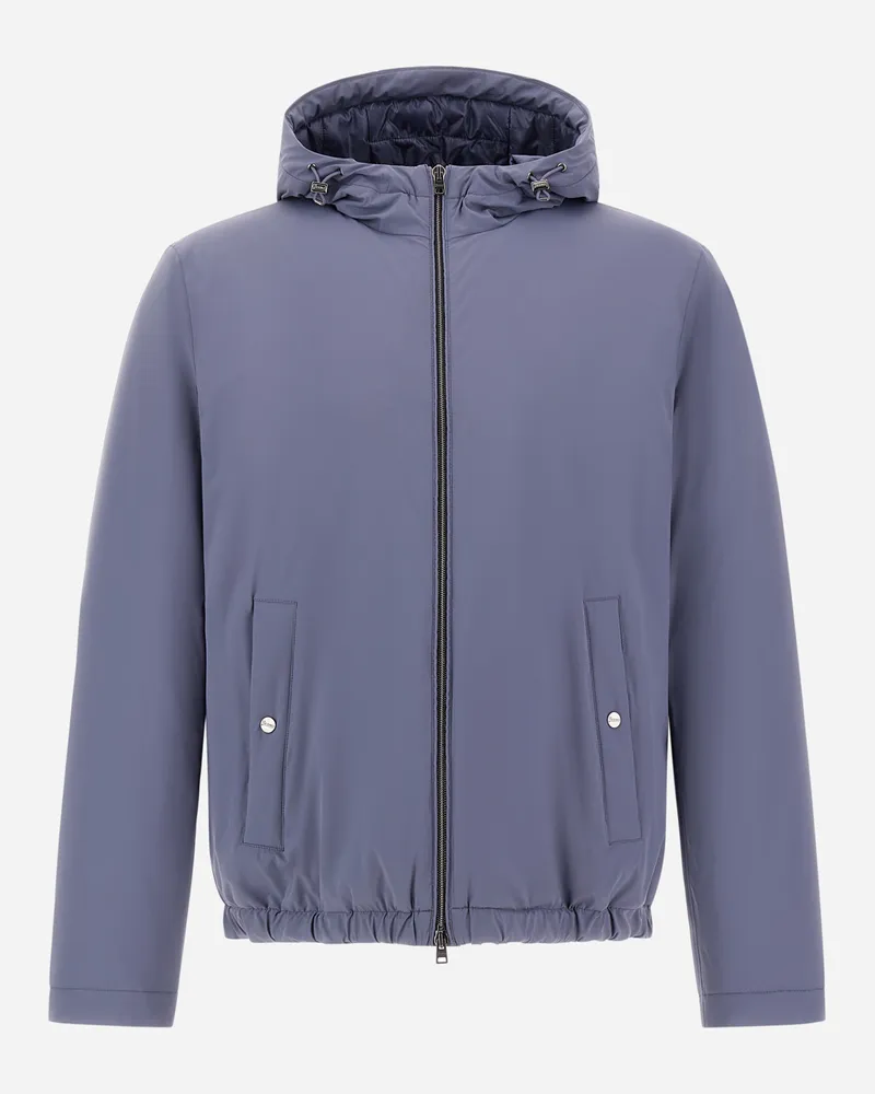 Herno Jacke Resort In Nylon 4-way Stretch - Mann Parka & Jacken Hellblau Hellblau