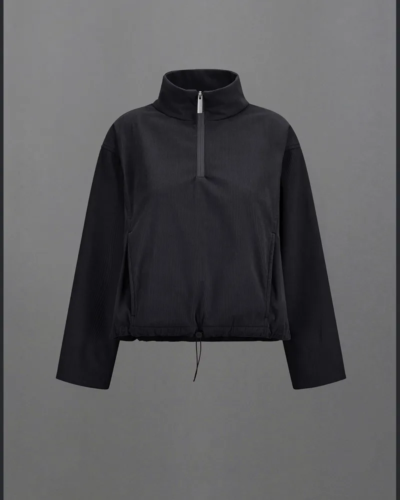 Herno Jacke Laminar Aus Washed Tech-corduroy -   Schwarz Schwarz