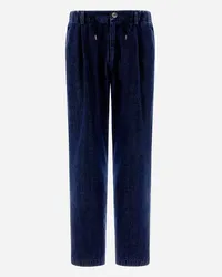 Herno Jeans Effect Hose Marineblau