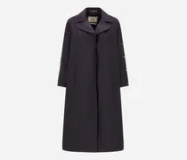 Trenchcoat Aus Delon Und Monogram Lurex