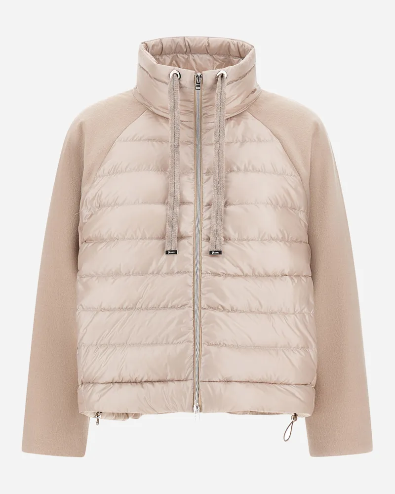 Herno Jacke Resort Aus Flanell Mit Kaschmir-haptik Und Aus Nylon Ultralight - Frau Pullover & Strickjacken Chantilly Chantilly