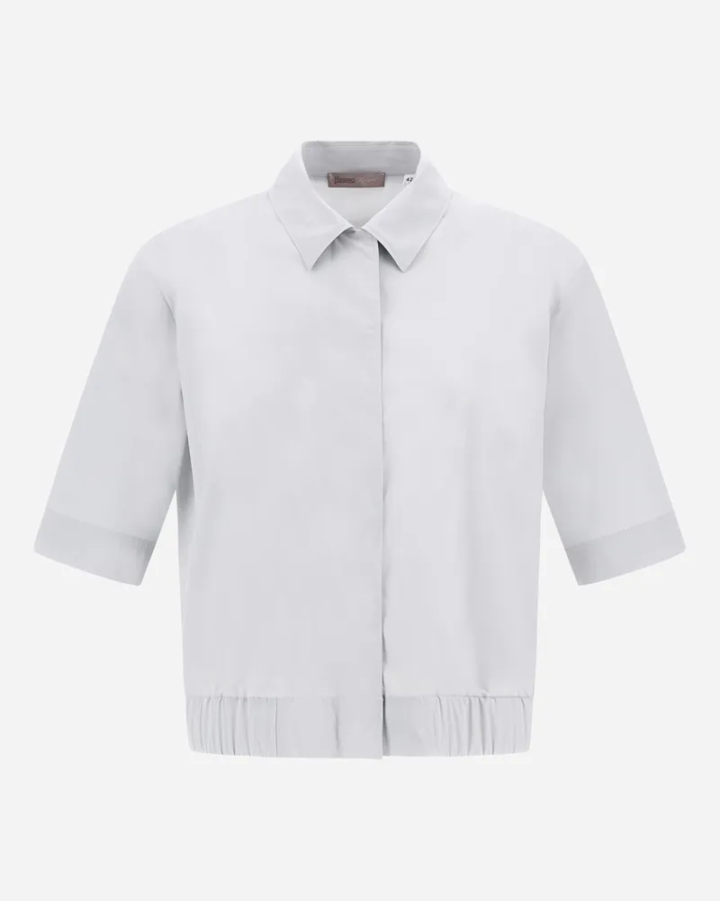 Herno Hemd Resort Aus Stretch-micromodal - Frau Hemden Perlgrau Perlgrau