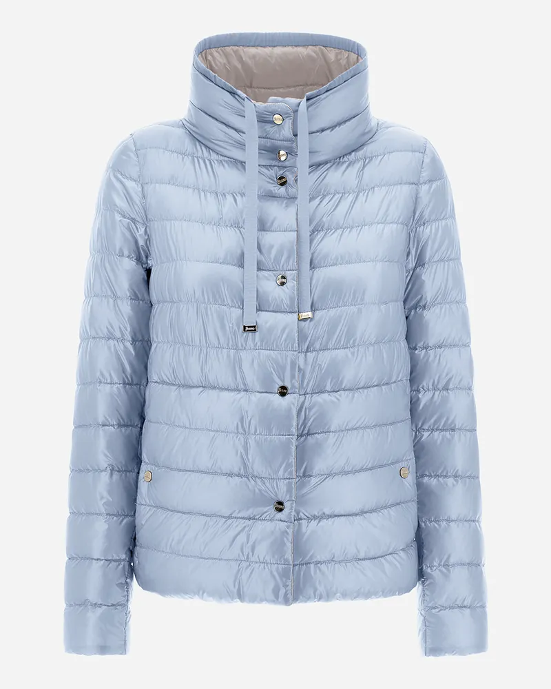 Herno Wendbares Cape Aus Nylon Ultralight Eis