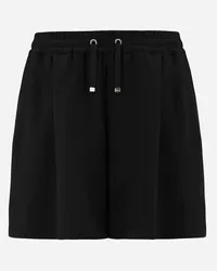 Herno Casual Satin Shorts Schwarz