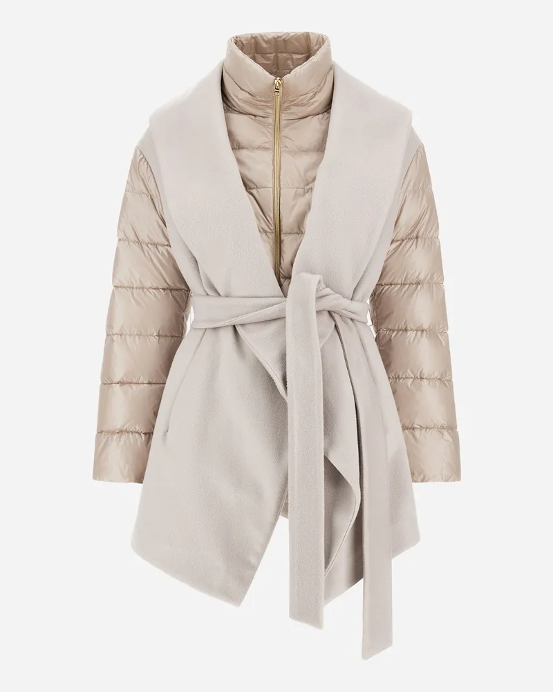 Herno Jacke Aus New Cashmere Und Nylon Ultralight Chantilly