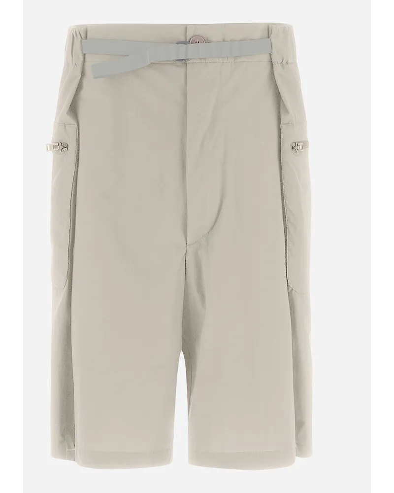 Herno Kurz Geschnittene Globe Hose Aus Eco Everyday Hellbeige