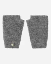 Herno Handschuhe Aus Plain Alpaca Wool Grau