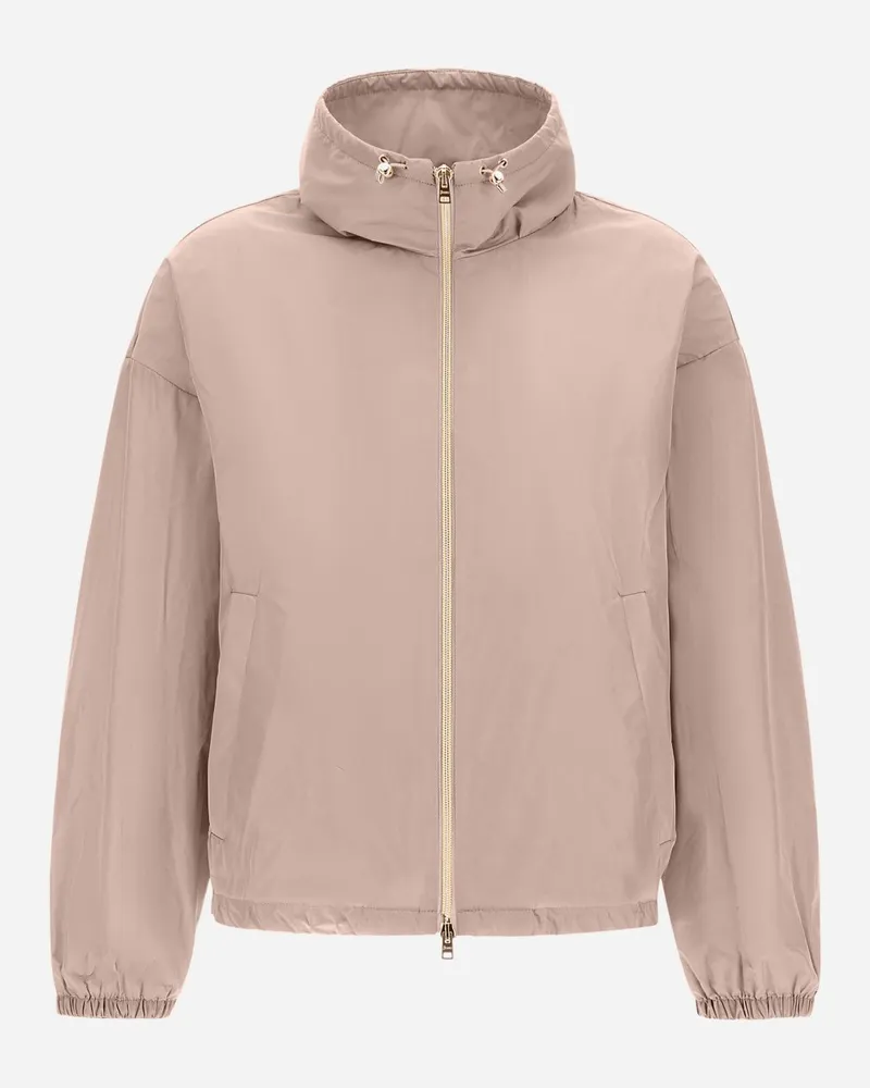 Herno Jacke Aus New Techno Taft Rosa