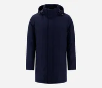 Winterjacke Aus New Business Und Nylon Ultralight - Mann Mäntel & Trenchcoats Marineblau