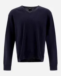 Herno Pullover Aus Endless Wool Dunkelblau