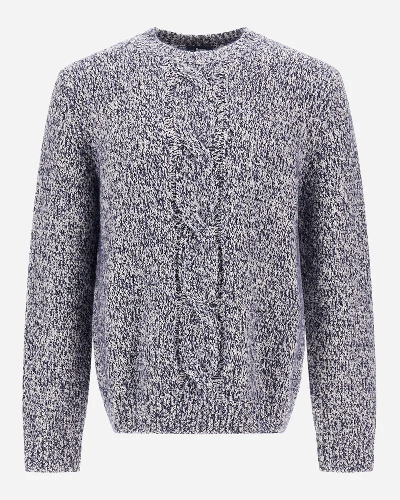 Herno Wollpullover Mit Geknöpftem Motiv - Mann Pullover & Strickjacken Marineblau Marineblau