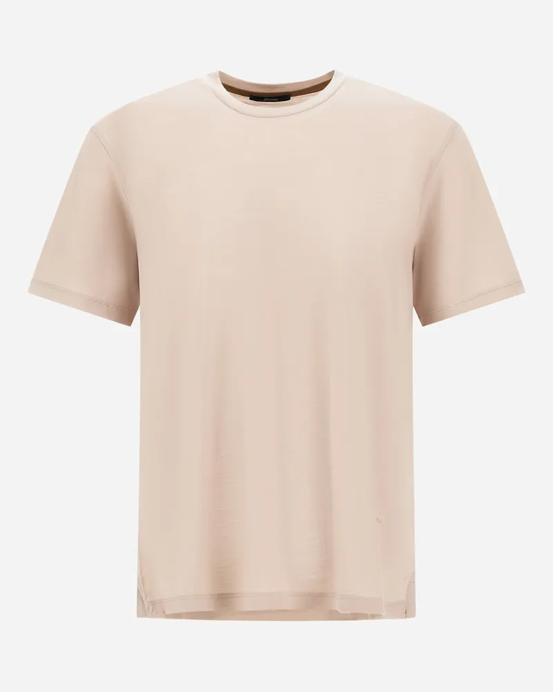 Herno T-shirt Aus Wolljersey - Mann T-shirt & Polo-shirts Chantilly Chantilly