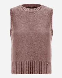 Herno Weste Aus Plain Alpaca Wool Rosa