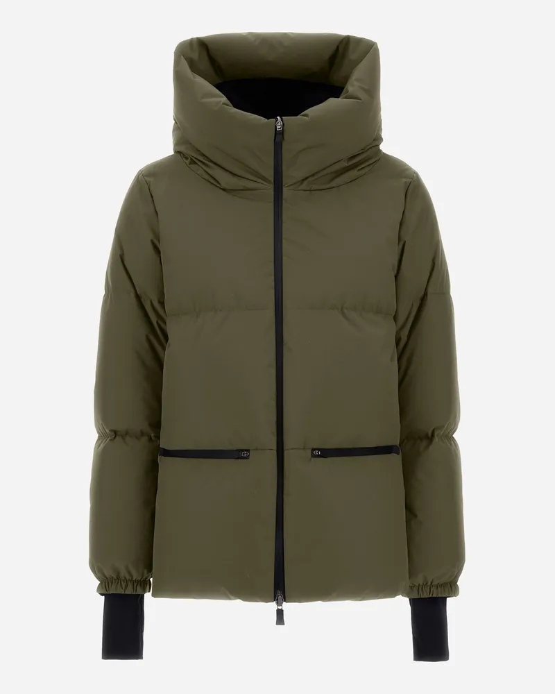 Herno Jacke Aus 2 Layer Windstopper - Frau Parka & Jacken Grün Grün