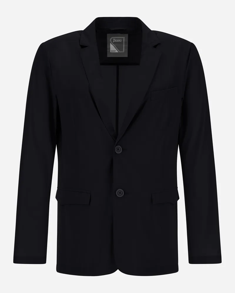 Herno Blazer Aus Light Matt Schwarz