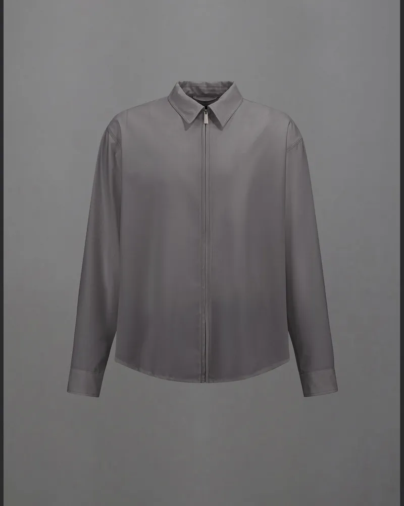 Herno Hemd Laminar Aus Wool Touch -   Grau Grau