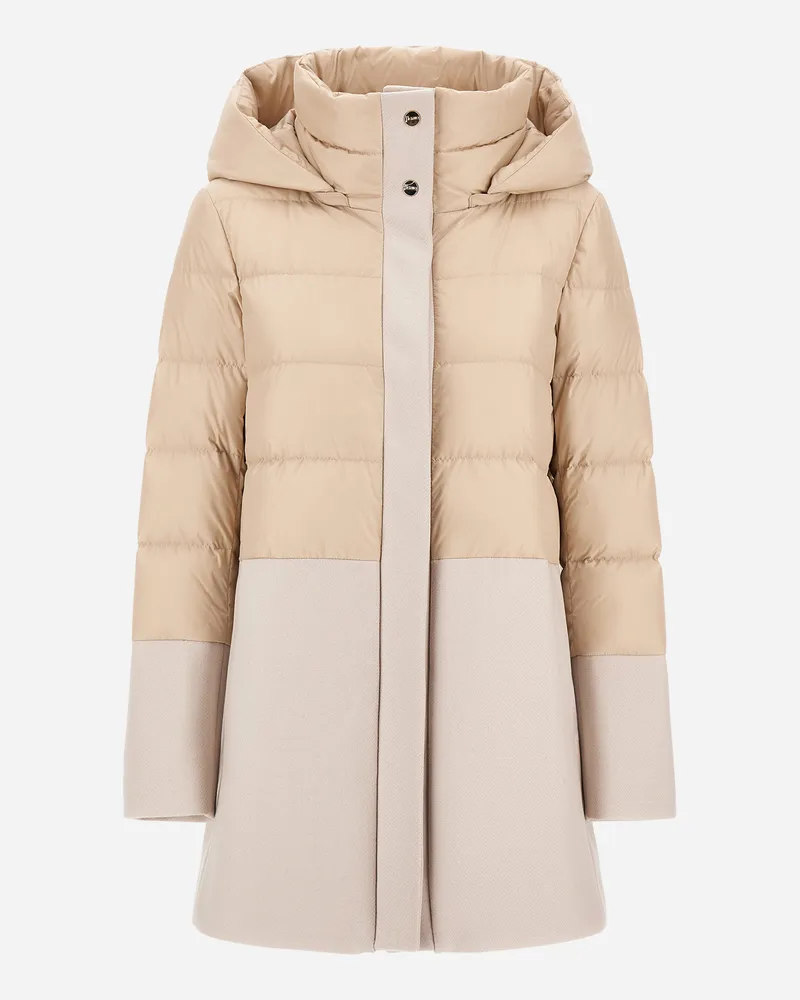 Herno A-form-jacke Aus Ecowool - Frau A-shape Chantilly Chantilly
