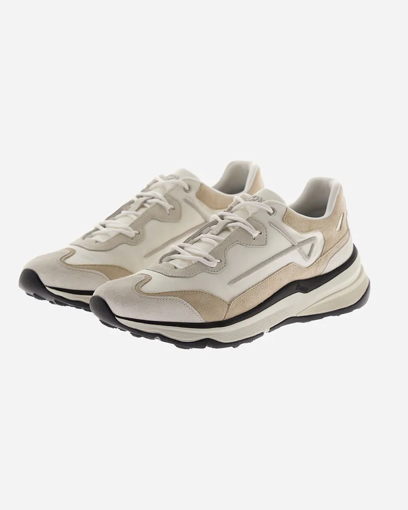 Herno Sneaker Herno Maggiore Aus Nylon Chamonix - Frau Schuhe Weiß Weiß