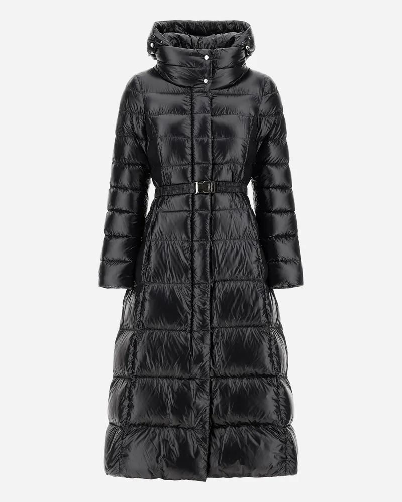 Herno Winterjacke Aus Nylon Ultralight - Frau Capes Schwarz Schwarz