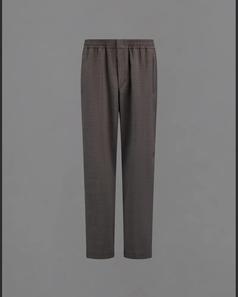 Herno Hose Laminar Aus Wool Touch -   Grau Grau