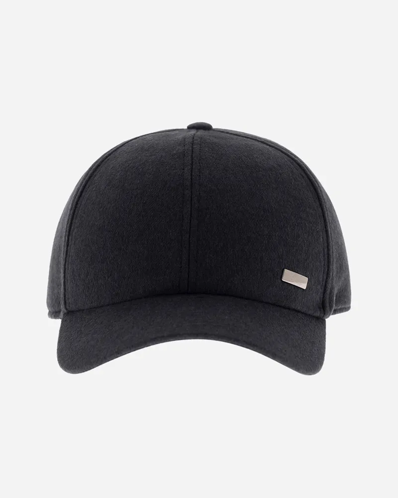 Herno Baseballkappe Resort Aus Kaschmir Und Seide - Mann Hüte Marineblau Marineblau