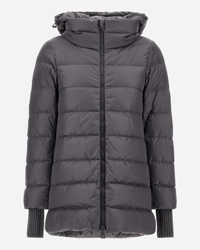 Herno A-form-jacke Aus Nylon Chamonix - Frau A-shape Eisen Eisen