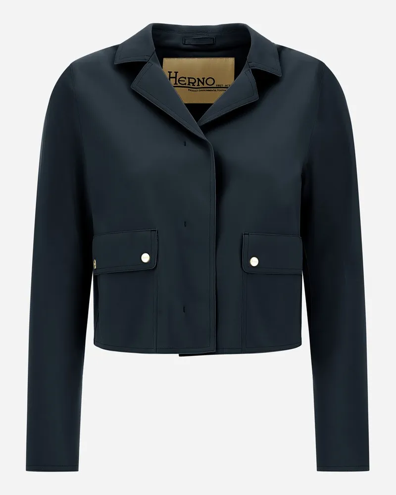 Herno Jacke Aus First-act Pef Marineblau