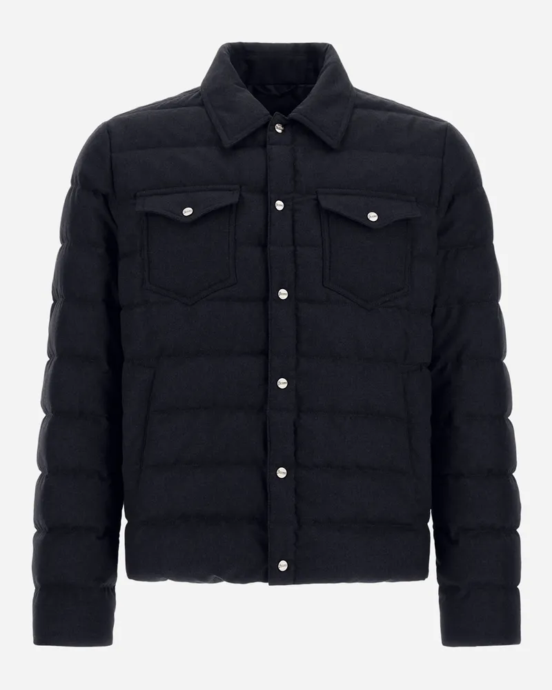 Herno La Camicia - Mann Hemden Marineblau Marineblau