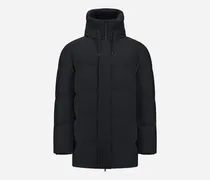 Winterjacke Aus Kaschmir, Seide Und Nylon Mit Changierendem Effekt - Mann Parka & Jacken Marineblau