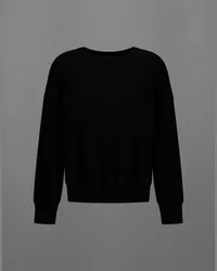 Herno Pullover Laminar Aus Cotton Wool Knit Schwarz