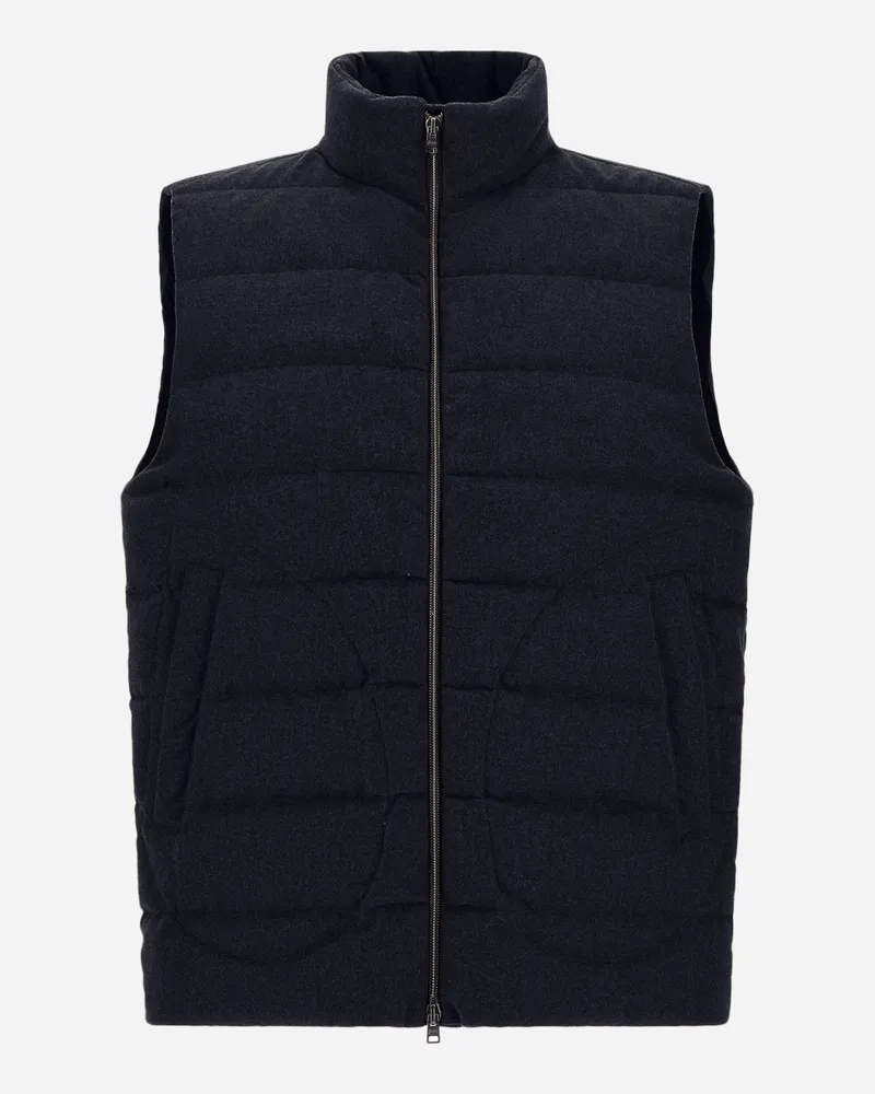 Herno Lo Smanicato - Mann Weste Marineblau Marineblau