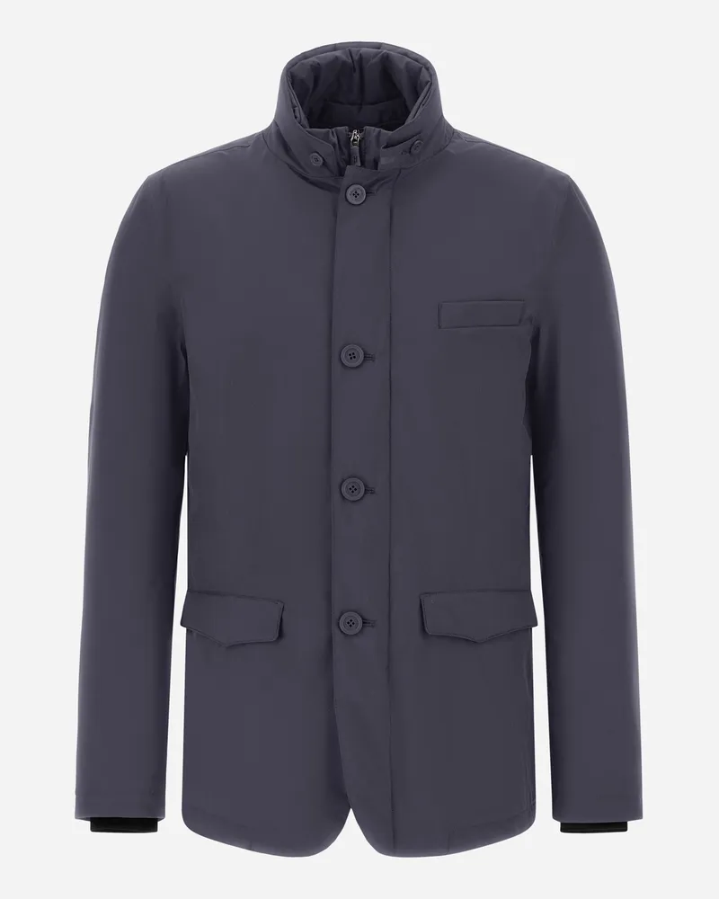 Herno Blazer Aus 2 Layers Windstopper - Mann Blazers Blau Blau