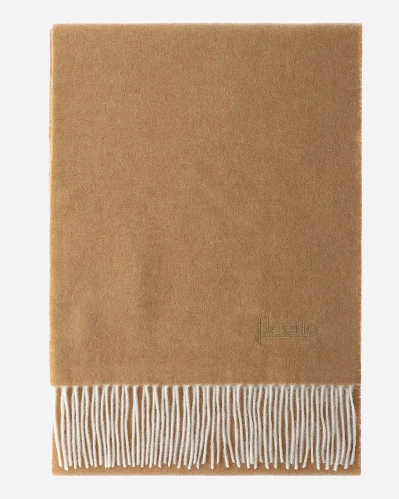 Herno Schal Aus Kaschmir - Mann Schals Camel Camel