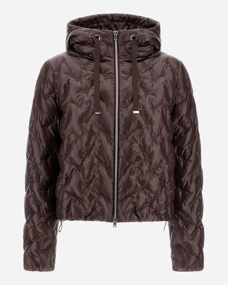 Herno Jacke Resort Aus Nylon Ultralight - Frau Parka & Jacken Dunkle Schokolade Dunkle