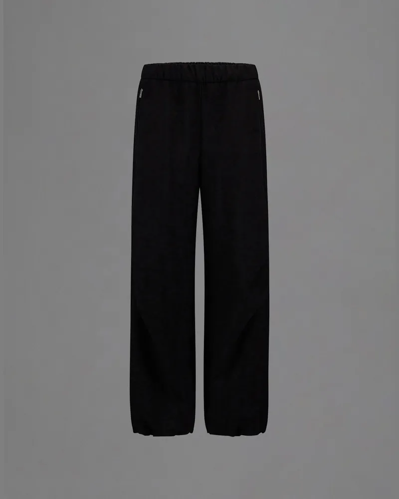 Herno Hose Laminar Aus Wool Touch -   Schwarz Schwarz