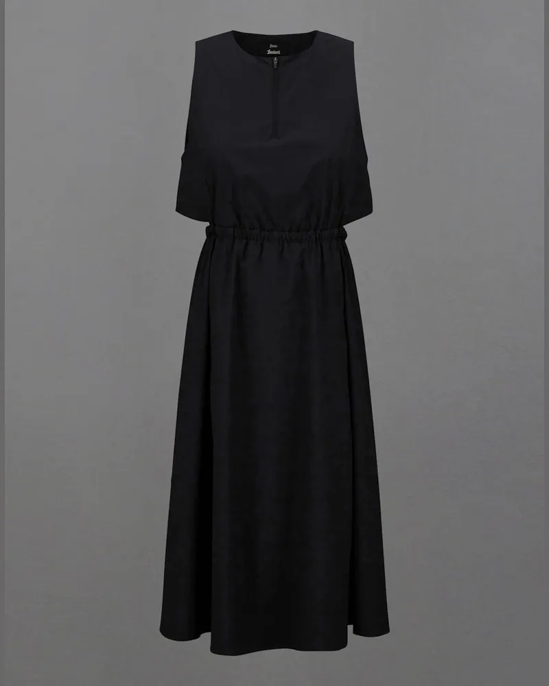 Herno Kleid Laminar Aus Extralight Stretch Schwarz